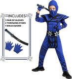 Boys Ninja Costume, Dragon Scales Ninja Costume for Kids Toddler Halloween Costume Themed Parties