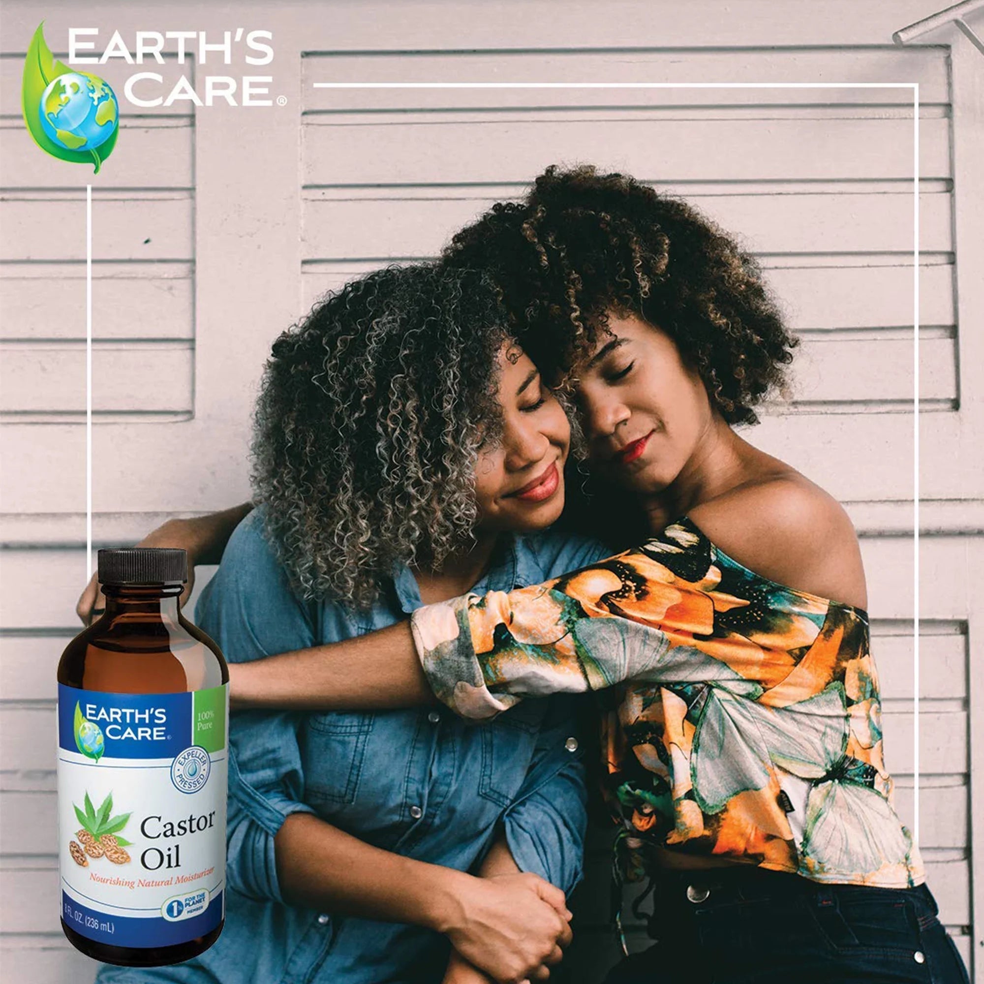 Earth’S Care Pure Castor Oil Nourishing Dry Skin & Hair Moisturizer, 8 Fl Oz