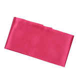 2 Pcs Satin Edge Laying Scarf Hair Wrap Wigs Grip Band Wrapping Head Fashion Headband for Laying Lace Frontal Wigs Non Slip Hair Wrap Headband for Yoga, Makeup, Facial, Sport (1 Pc Pink, 1 Pc Black)