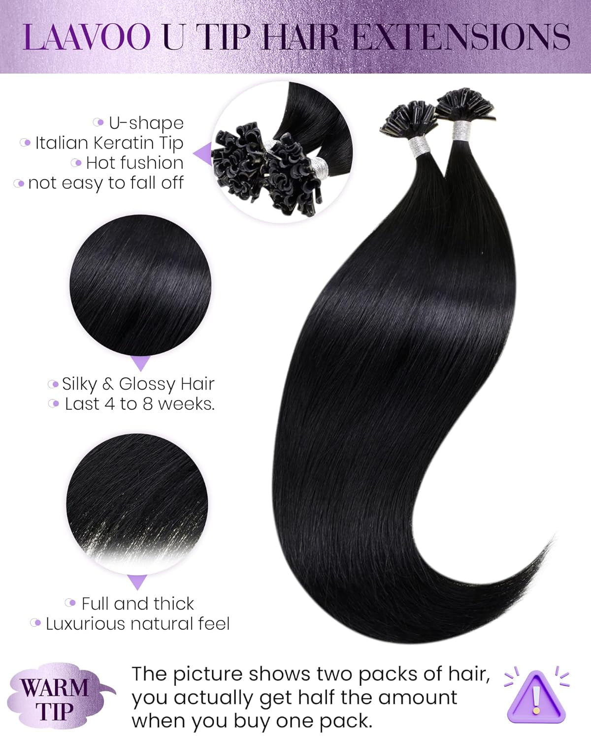 U Tip Hair Extensions Human Hair Black 20 Inch K Tip Hair Extensions Real Human Hair Jet Black Utip Hair Extensions Black K Tips Hair Extensions Human Hair 50G 50S