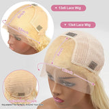 13x4 Honey Blond Lace Frontal Wig 30 Inch 613 HD Transparent Human Hair Wig 180% Body Wave 13x6 Blond Wig Brazilian Wig On Sale