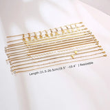 Stainless Steel Chain Anklet for Women Girls Multi-layer Beach Ankle Bracelet Foot Link Chains Adjsutable