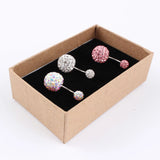 Belly button ring 6/12 mm ball 16G not allergic stainless steel piercing aurora white pink top quality navel bar body jewelry