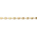 Unique Stainless Steel Anklet Gold Color Coffee Bean chain Anklet Bracelets For Women Summer Beach Barefoot Jewelry ,1 Piece