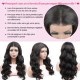 Body Wave Wear and Go Glueless Brazilian Human Hair Lace Wig