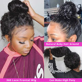 13x6 Hd Lace Frontal Wig Loose Deep Wave Wigs For Brazilian Women Curly Human Hair 40 Inch Hair Deep Water Wave Lace Front Wig