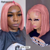 Burgundy HD Transparent Lace Front Human Hair Wigs 99J Red Straight 13x6x1 Lace Front Wig For Women Pre Plucked Highlight Wig