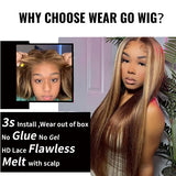 13x4 13x6 Highlight Lace Frontal Wigs Human Hair 30 40 Brazilian Hd Transparent Glueless Bone Straight Lace Front Wig For Women