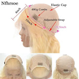 Blue Lace Front Human Hair Wigs Transparent HD Lace Frontal Wig 13x4 Lace Human Hair Wig Brazilian Short Bob Human Hair Wigs