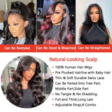 Wear To Go Loose Deep Wave Wigs Human Hair Pre Plucked