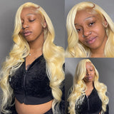 613 Hd Lace Frontal Wig Body Wave Lace Front Wig 30 Inch Honey Blonde Lace Front Wig Human Hair 13x4 Human Hair Wigs Nneka