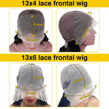 Honey Blonde Lace Front Wig Human Hair 13X4 13x6 Body Wave Lace Front Wigs P4/27 Color Body Wave Lace Front Wig