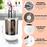 Electric , Cosmetic Brush Cleaner, Automatic Spinning for All Size Makeup Brush, Gift for Women Wife Friend
