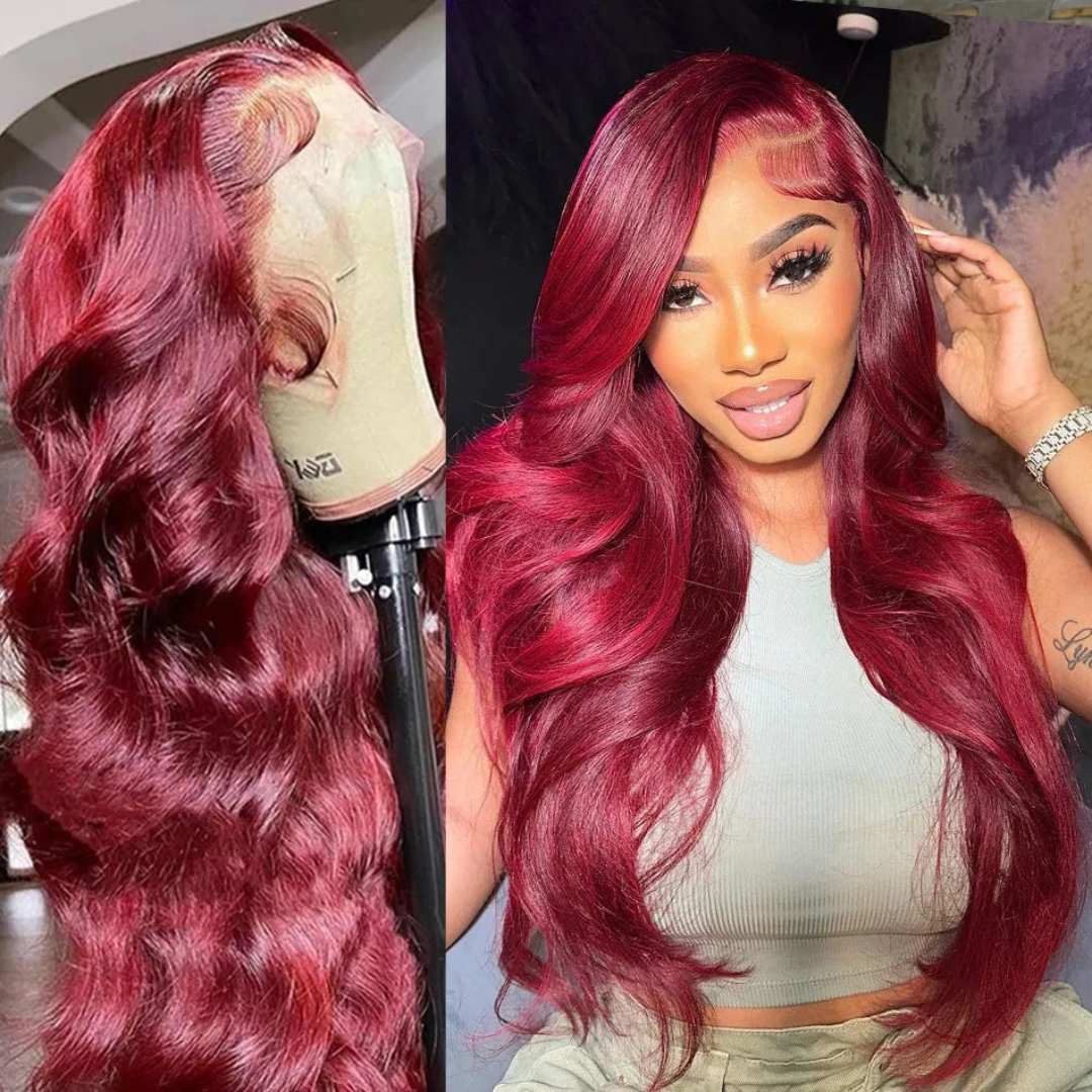 BURGUNDY WIGS