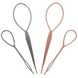 4 Pcs Hair Braid Ponytail Maker Styling Tool