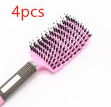 Hairbrush Anti Klit Brushy Haarborstel Women Detangler