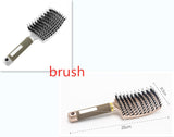Hairbrush Anti Klit Brushy Haarborstel Women Detangler