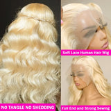 13x4 Honey Blond Lace Frontal Wig 30 Inch 613 HD Transparent Human Hair Wig 180% Body Wave 13x6 Blond  Wig Brazilian Wig On Sale