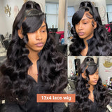 Body Wave Lace Front Wig Human Hair 13x4 13x6 HD Lace Frontal Wigs Transparent Water Wave Human Hair Wigs For Women Pre Plucked