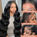 Body Wave Lace Front Wig Human Hair 13x4 13x6 HD Lace Frontal Wigs Transparent Water Wave Human Hair Wigs For Women Pre Plucked