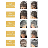 40 inch 5x5 4x4 Lace Closure Wig Braizilian 13x4 Glueless Lace Frontal Wig 13x6 Hd Straight Lace Front Human Hair Wigs For Women
