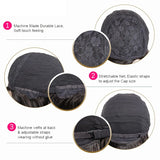 Body Wave Lace Front Wig With Bangs Fringe Human Hair Wig Women Glueless HD Lace Frontal Wig With Bang Bob Wig On Sale Clearance