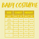Halloween Baby Unisex Lion Costume Set, Halloween Baby Costume Set for Dress Up, 18~24 Months